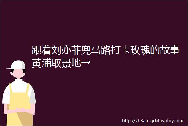 跟着刘亦菲兜马路打卡玫瑰的故事黄浦取景地→